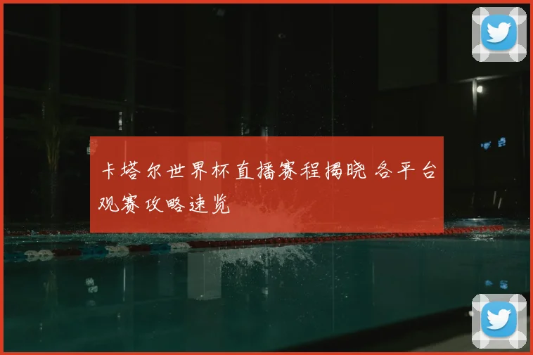 卡塔尔世界杯直播赛程揭晓 各平台观赛攻略速览