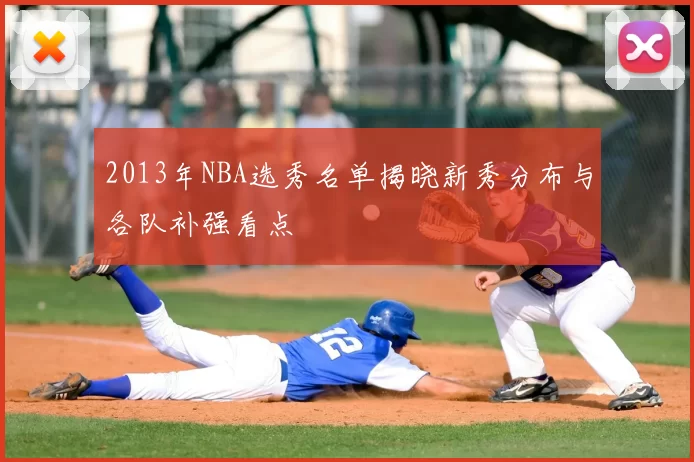 2013年NBA选秀名单揭晓新秀分布与各队补强看点